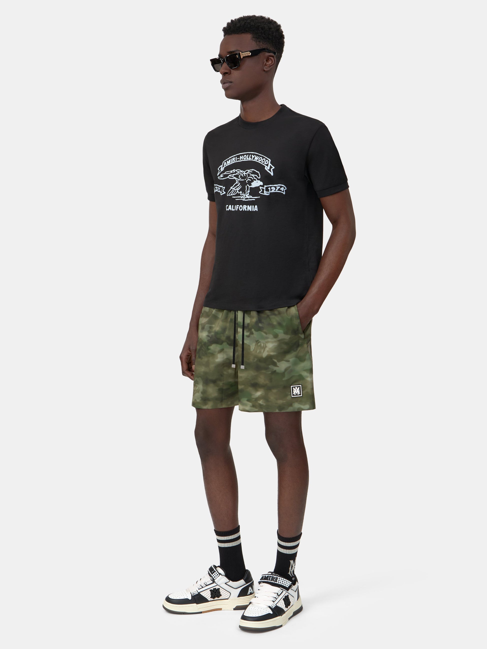 Ma Camo Swim Trunk - Natural | Amiri Online