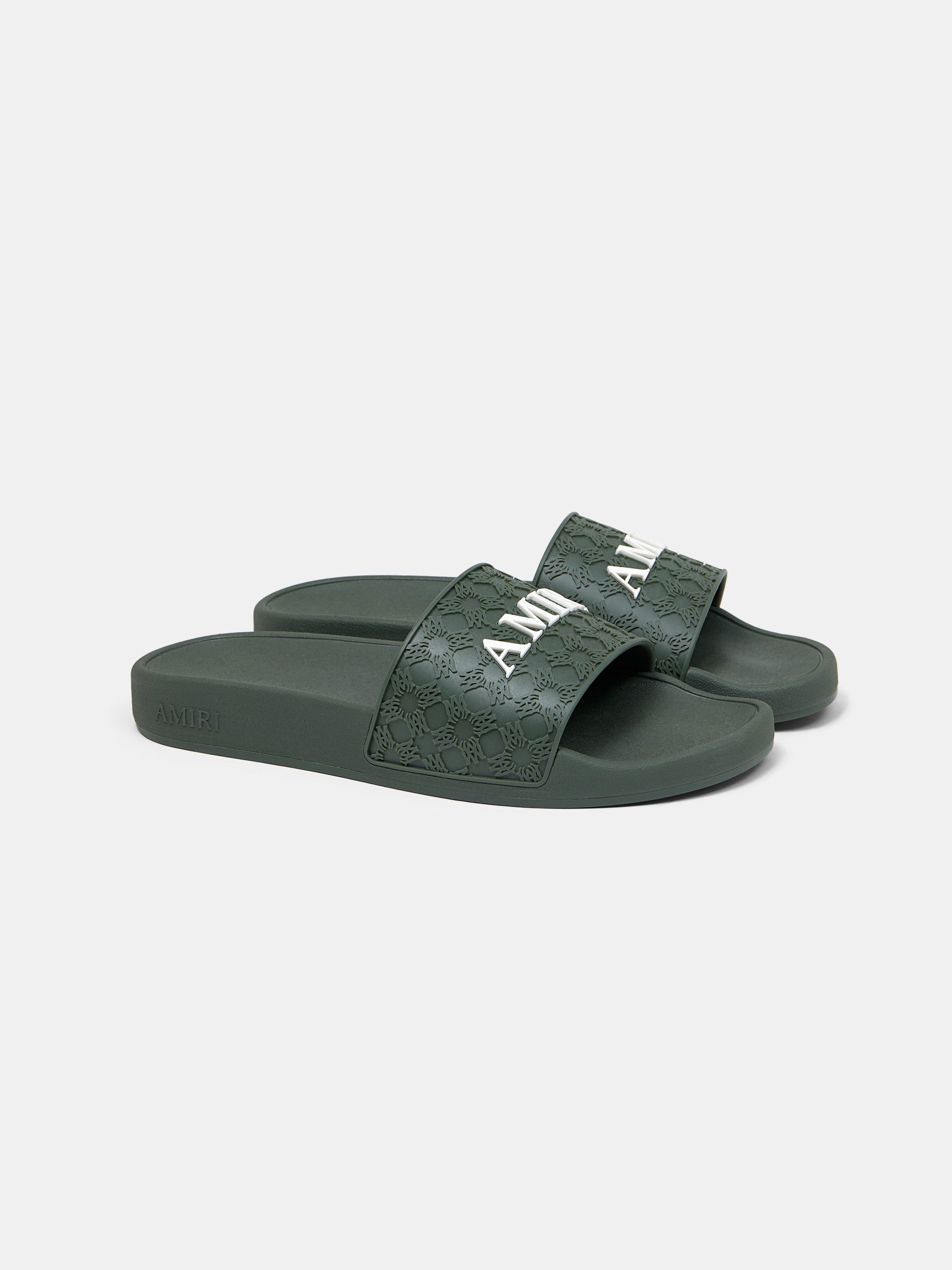Ma Quad Pool Slide - Dark Sage | Amiri Sale