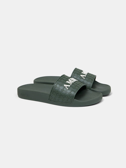 Ma Quad Pool Slide - Dark Sage | Amiri Sale