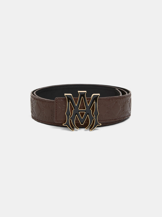 Ma Quad Leather 4cm Belt - Dark Brown | Amiri Sale