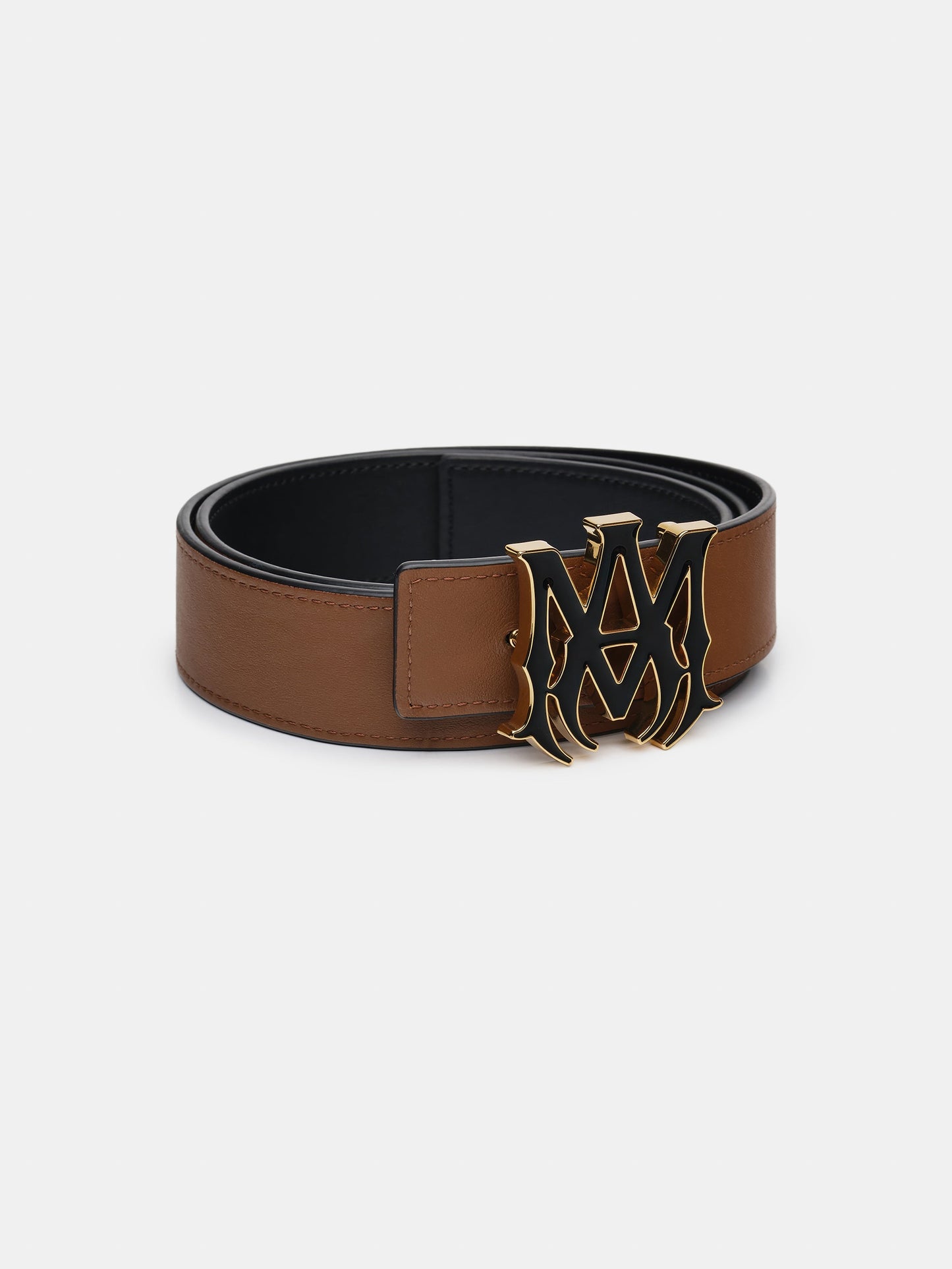 Ma 4cm Enamel Belt - Black Brown | Amiri Affordable