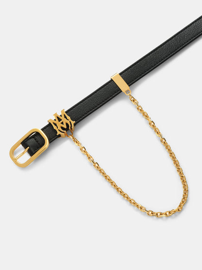 Ma 2cm Chain Belt - Black Gold | Amiri Great Deal