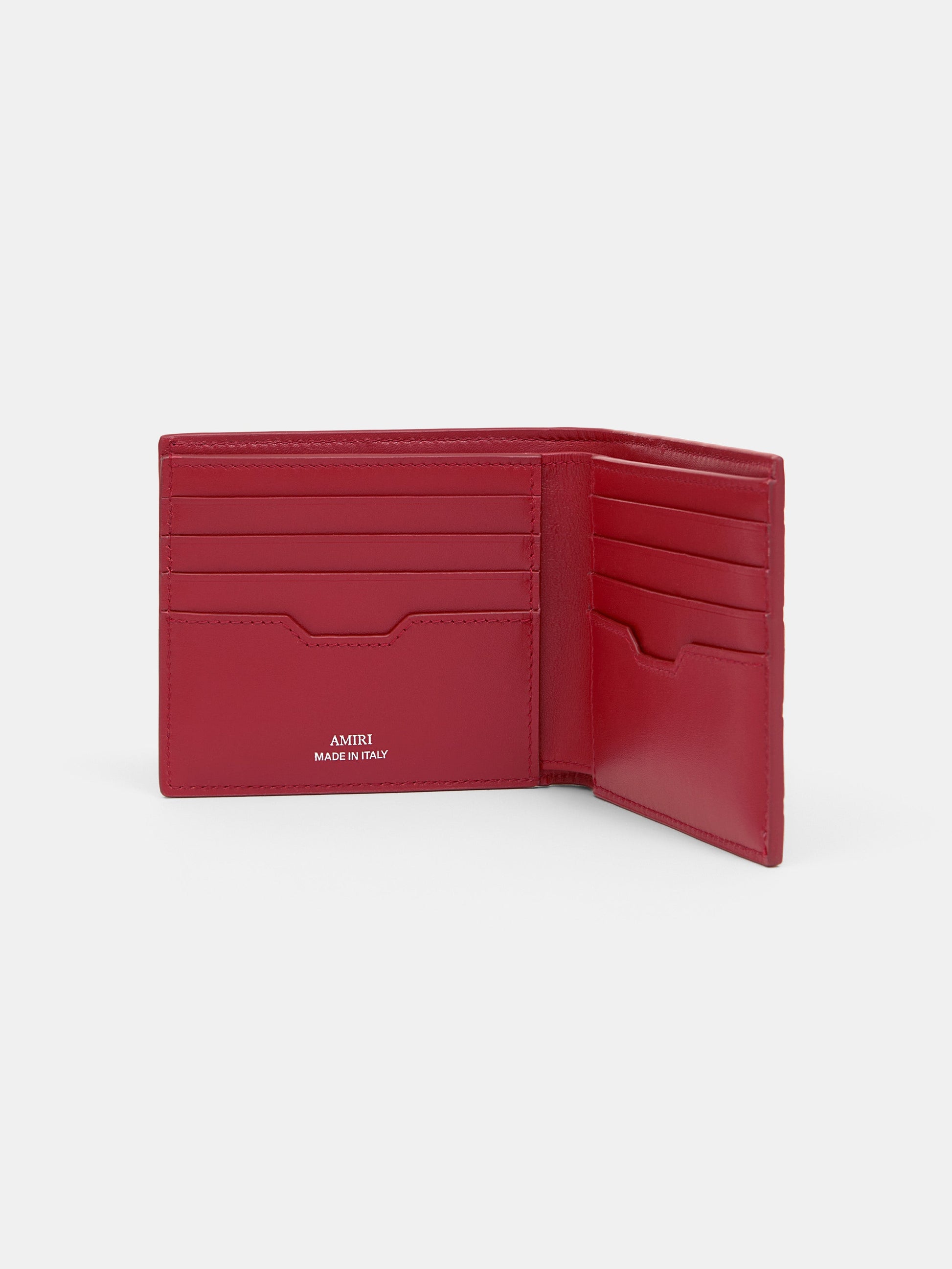 Ma Quad Leather Bifold - Red Rose | Amiri Popular Choice