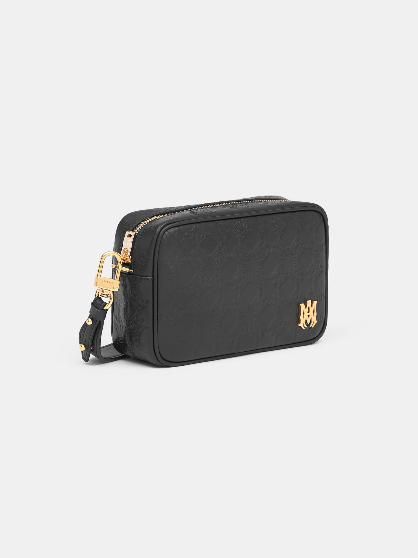 Ma Quad Leather Camera Case - Black | Amiri Sale