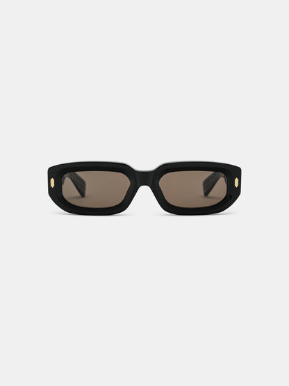 Fairfax Exposed External Sunglasses - Black Gold | Amiri Featured