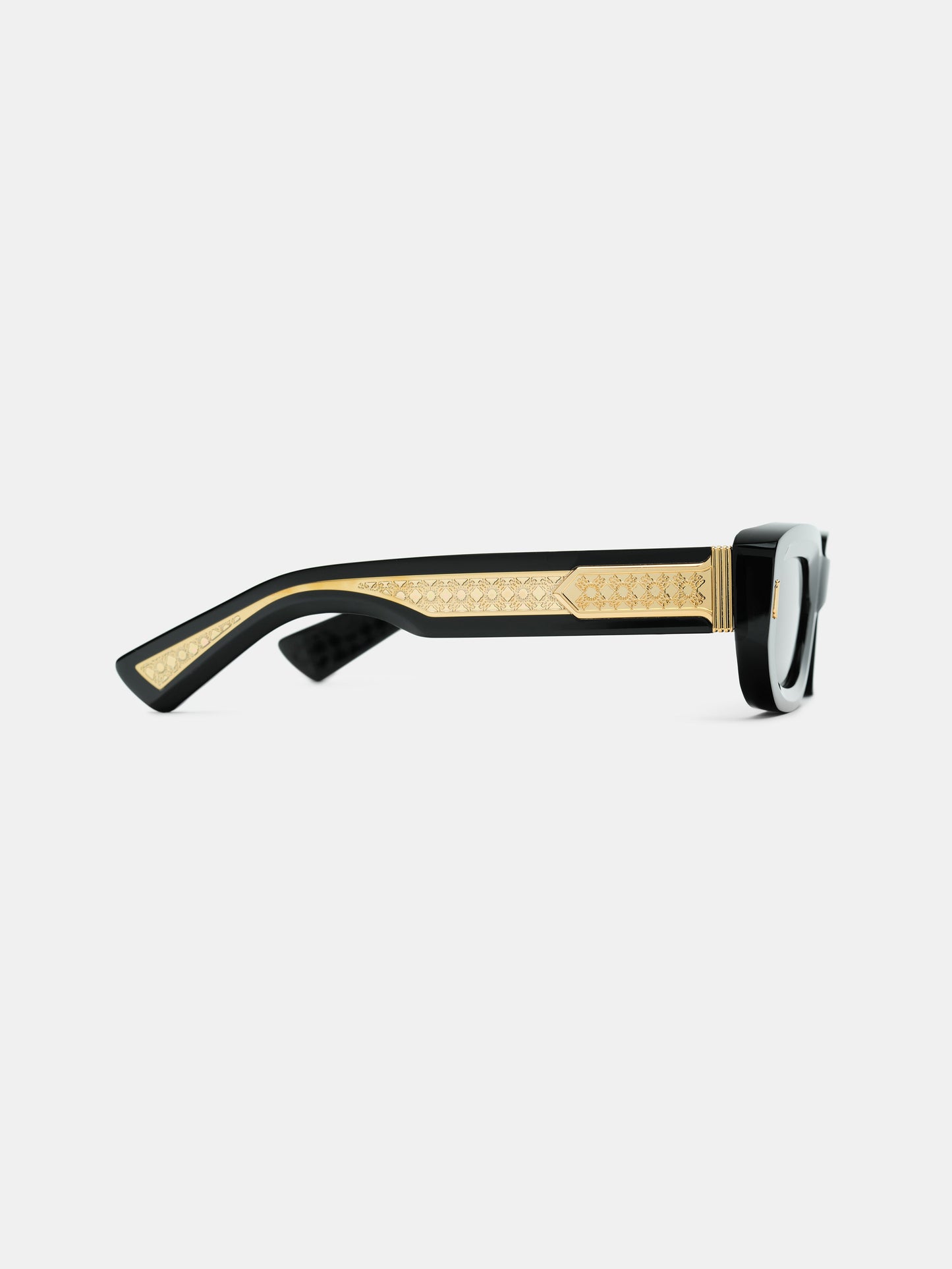 Fairfax Exposed External Sunglasses - Black Gold | Amiri Featured