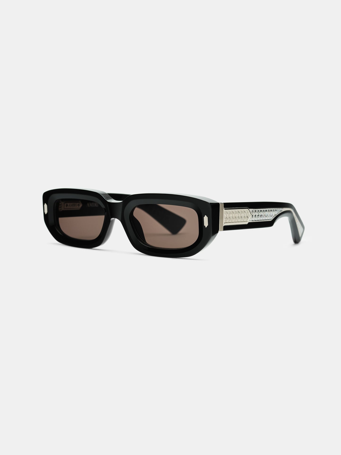 Fairfax Exposed External Sunglasses - Black Silver | Amiri Popular Choice