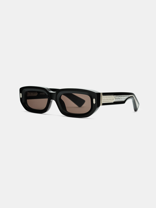 Fairfax Exposed External Sunglasses - Black Silver | Amiri Popular Choice