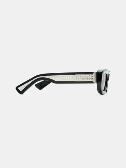 Fairfax Exposed External Sunglasses - Black Silver | Amiri Popular Choice