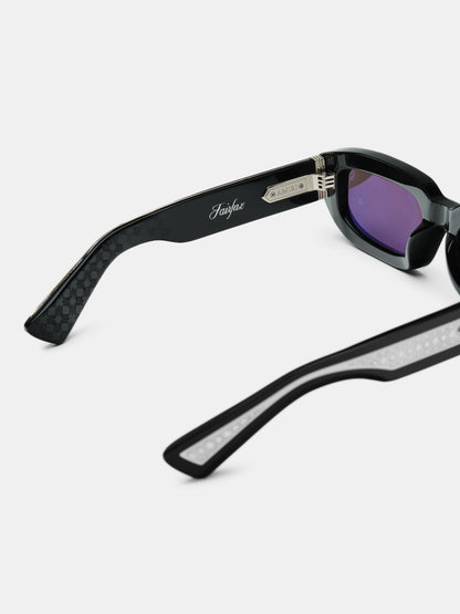 Fairfax Exposed External Sunglasses - Black Silver | Amiri Popular Choice