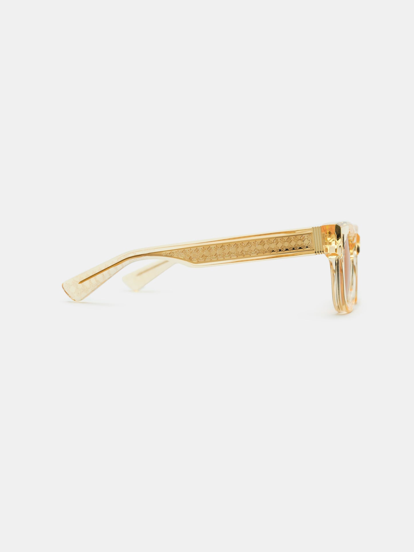Laurel Sunglasses - Transparent Yellow | Amiri Best Seller
