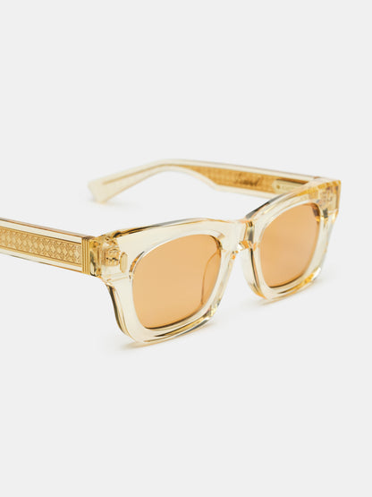 Laurel Sunglasses - Transparent Yellow | Amiri Best Seller
