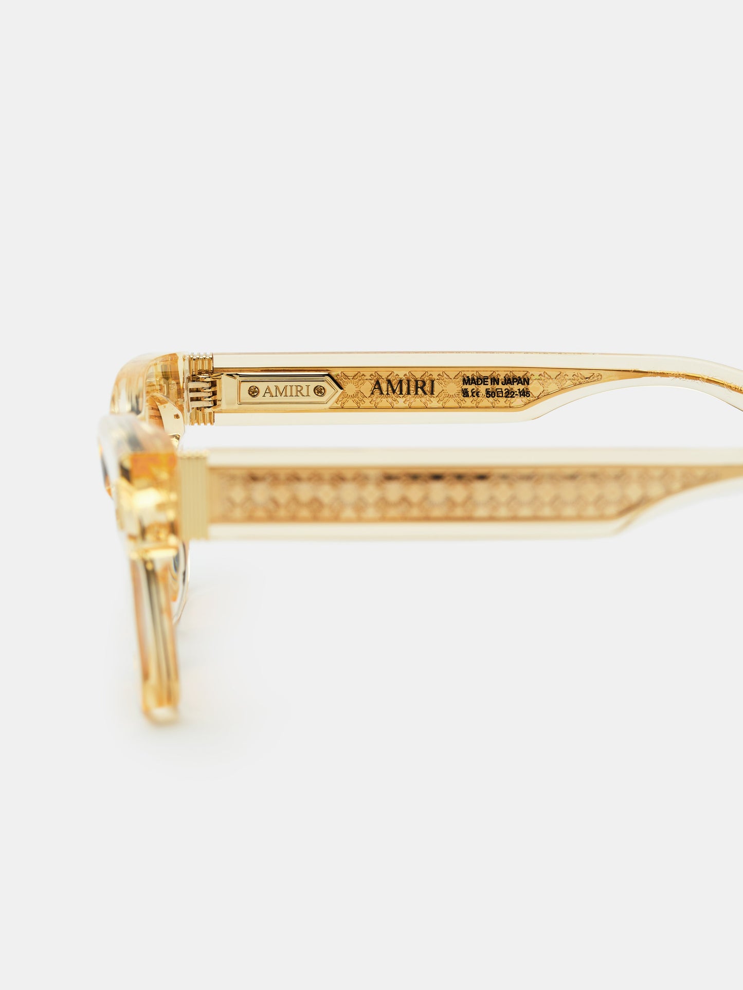 Laurel Sunglasses - Transparent Yellow | Amiri Best Seller