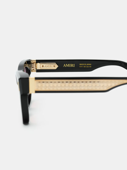 Laurel Sunglasses - Black | Amiri Online
