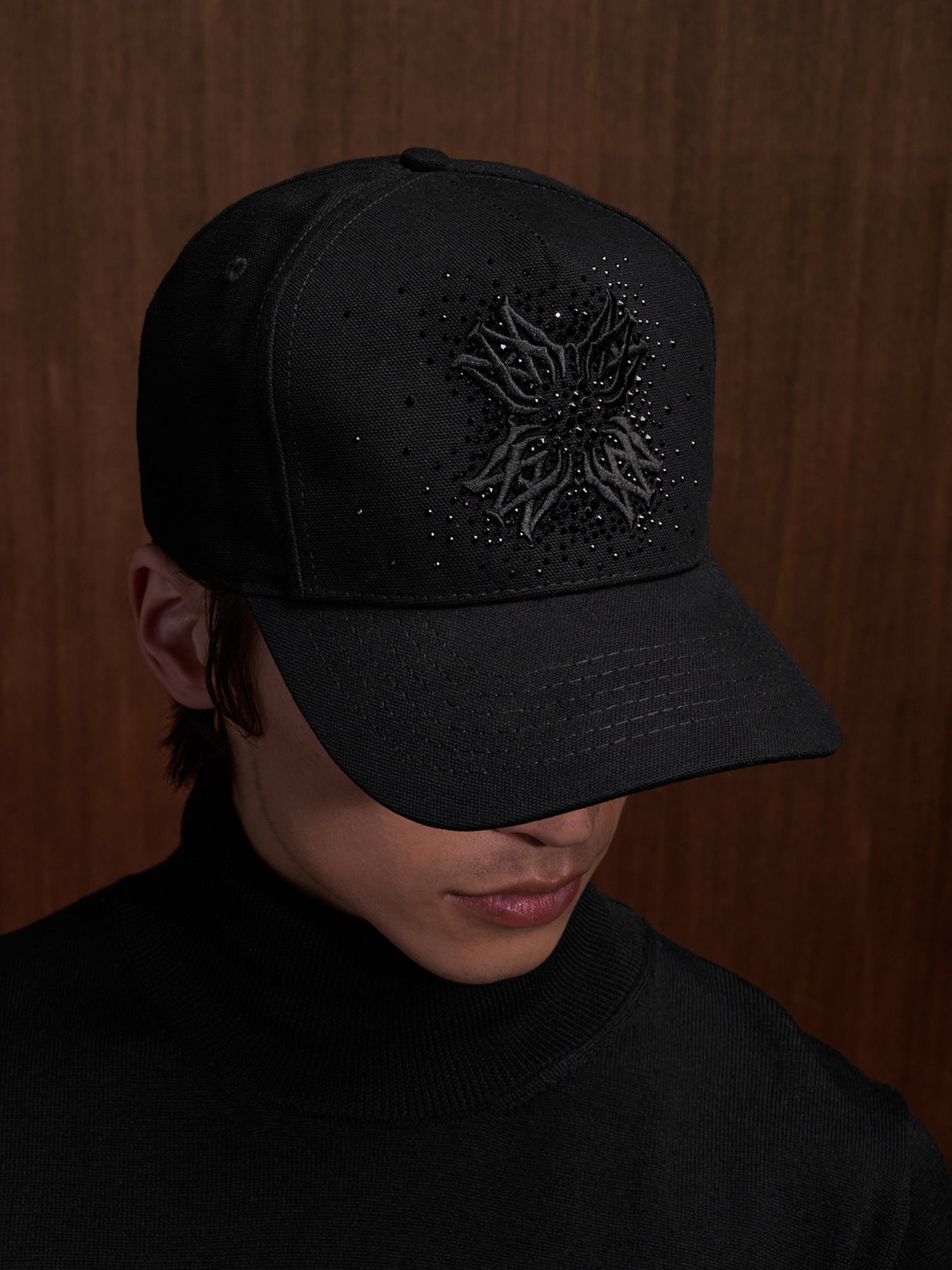 Ma Quad Crystal Canvas Hat - Black | Amiri Popular Choice