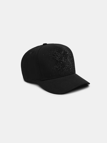 Ma Quad Crystal Canvas Hat - Black | Amiri Popular Choice