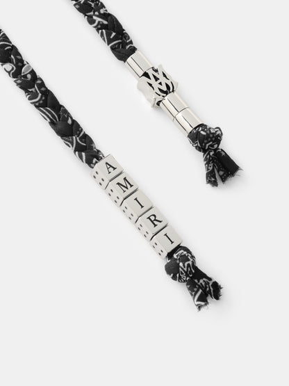 Amiri Braided Keychain - Black | Amiri Value