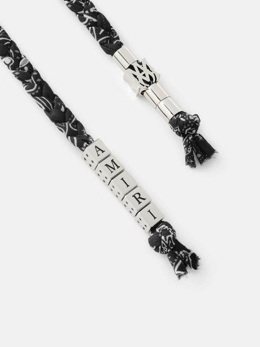 Amiri Braided Keychain - Black | Amiri Value