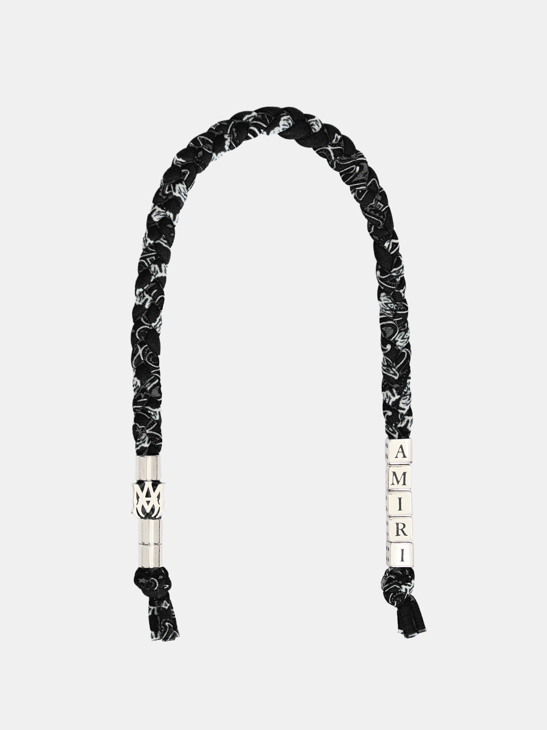 Amiri Braided Keychain - Black | Amiri Value