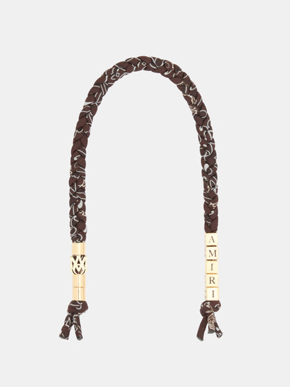 Amiri Braided Keychain - Tobacco | Amiri Affordable