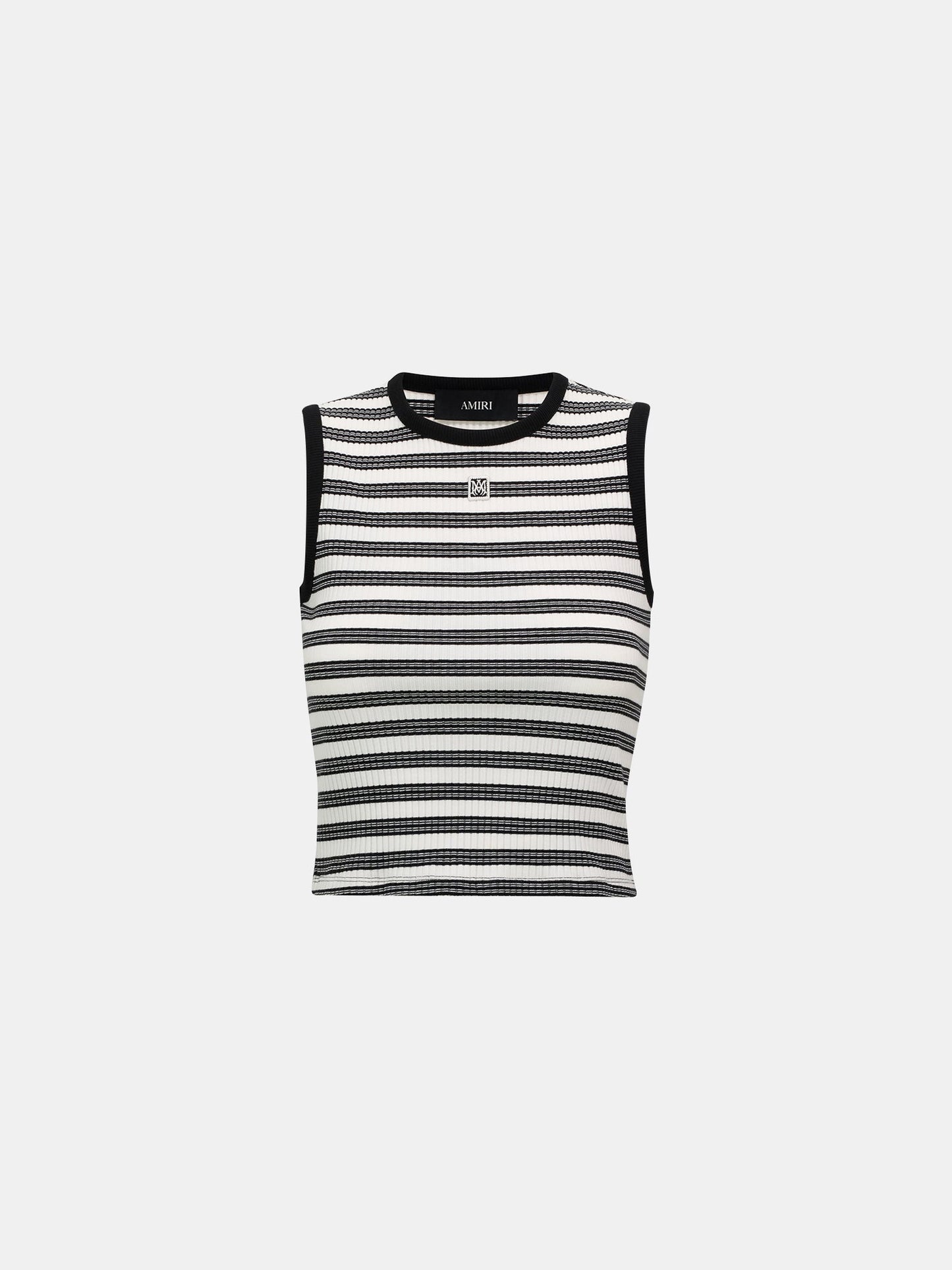 Ma Striped Sleevless Top - White | Amiri Affordable