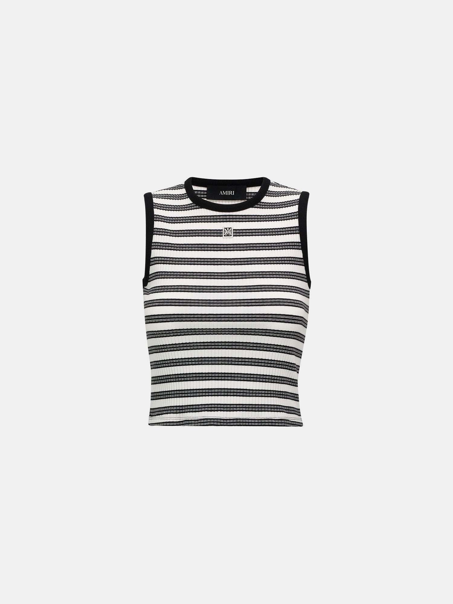 Ma Striped Sleevless Top - White | Amiri Affordable