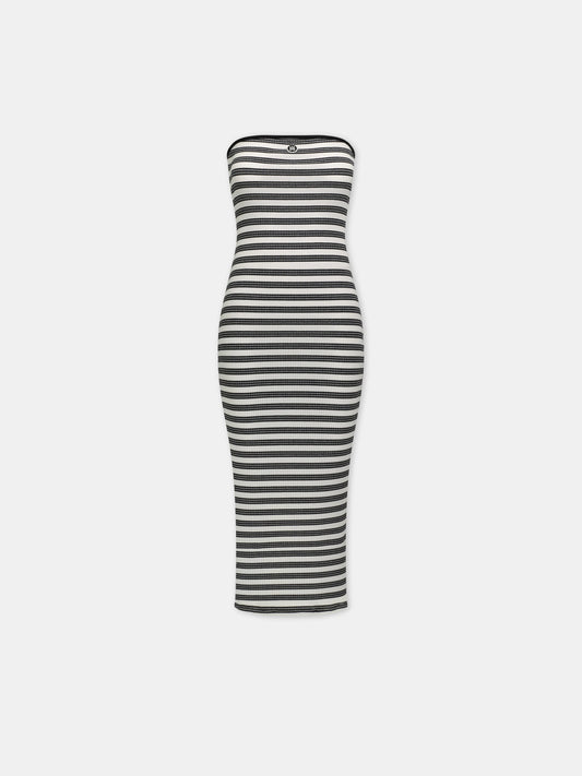 Ma Striped Maxi Dress - White | Amiri Best Seller