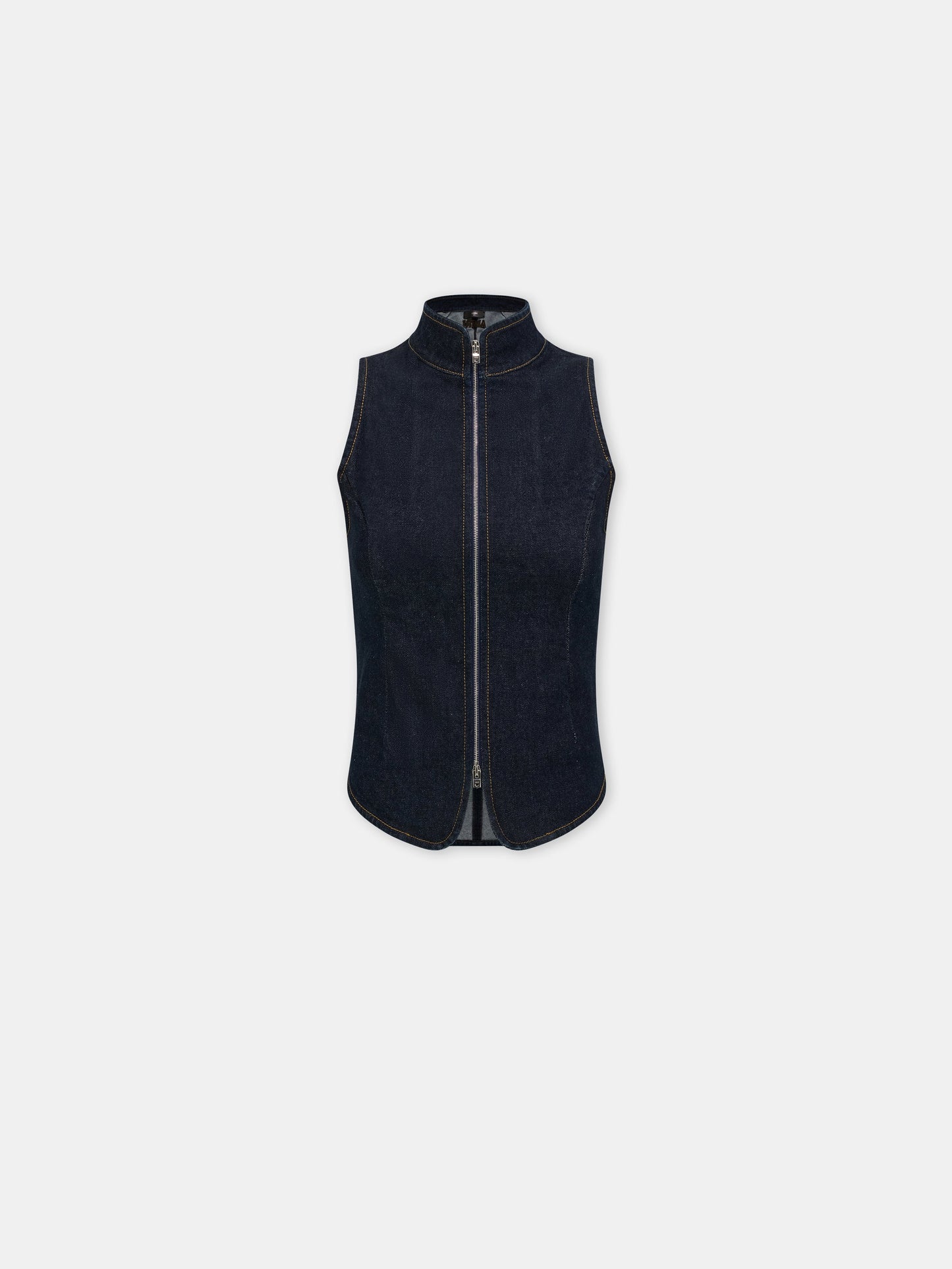 Amiri Raw Denm Zip Top - Raw Indigo | Amiri Online