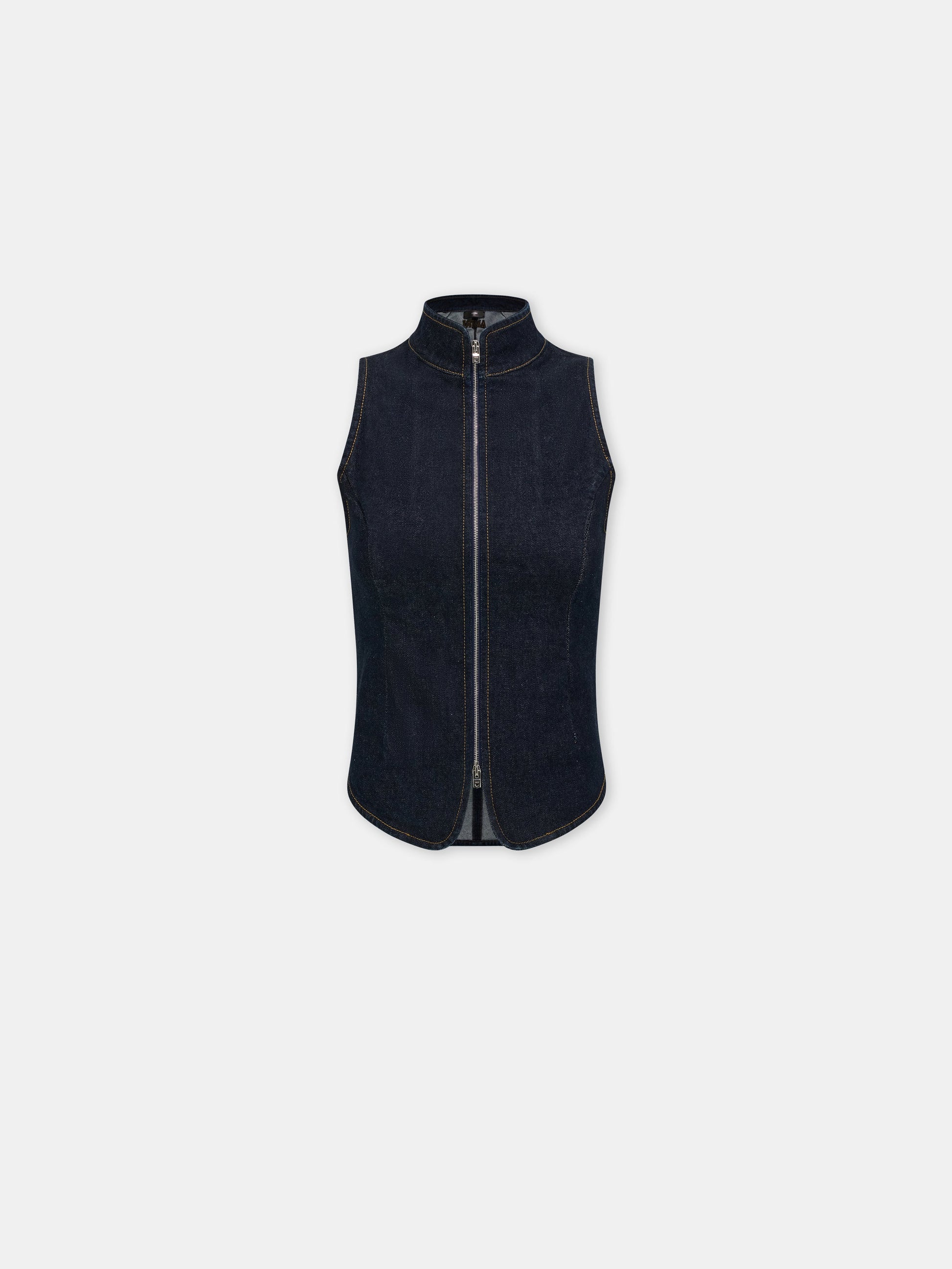 Amiri Raw Denm Zip Top - Raw Indigo | Amiri Online