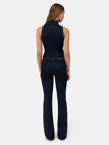 Amiri Raw Denm Zip Top - Raw Indigo | Amiri Online