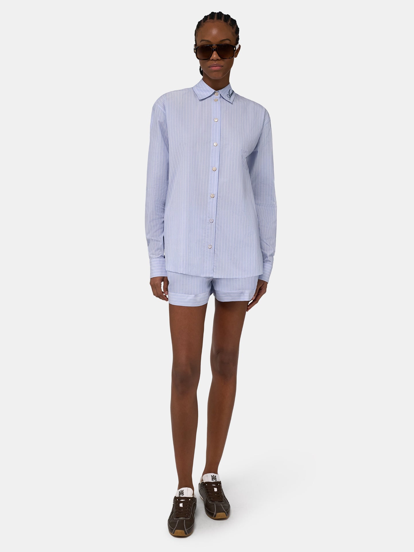 Striped Short - Ashley Blue | Amiri Best Seller