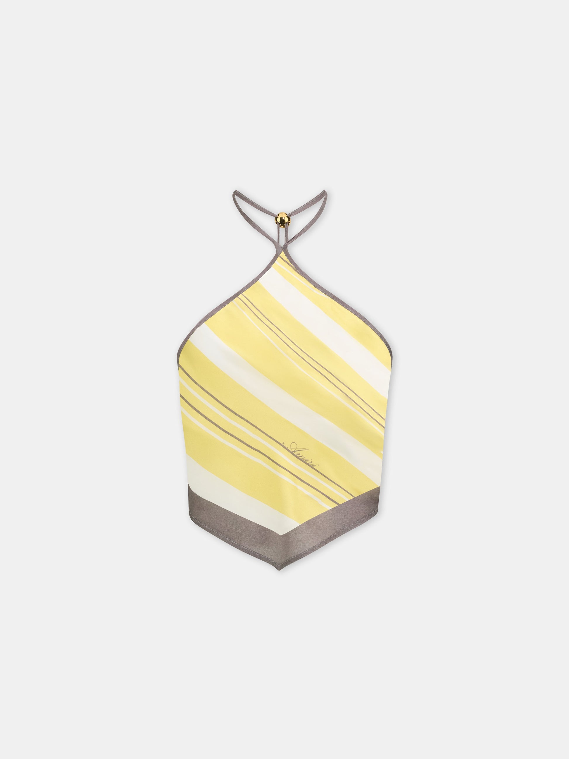 Ma Striped Scarf Top - Citrine | Amiri Value