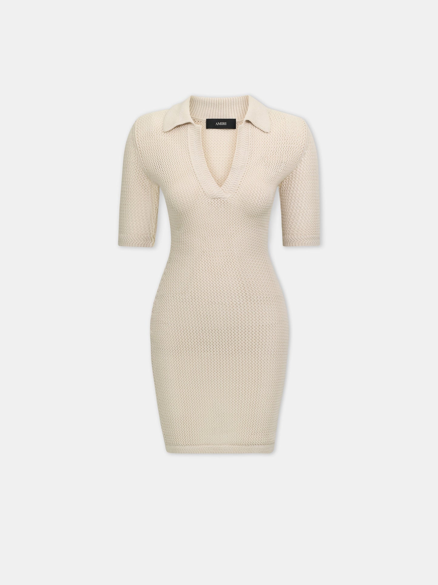 Amiri Crochet Mini Dress - Alabaster | Amiri Best Seller