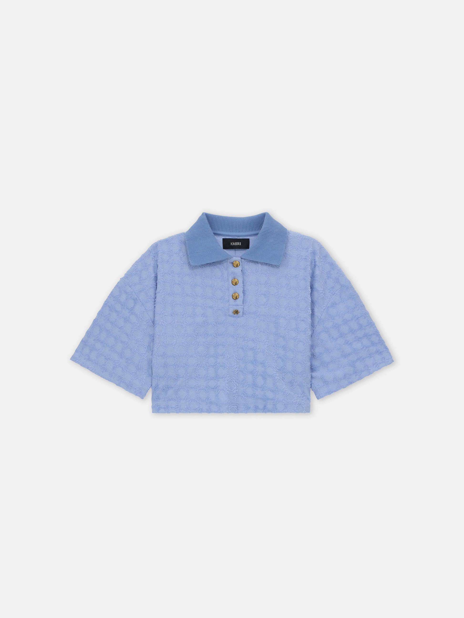 Ma Quad Toweling Polo - Skyline Blue | Amiri Budget Friendly
