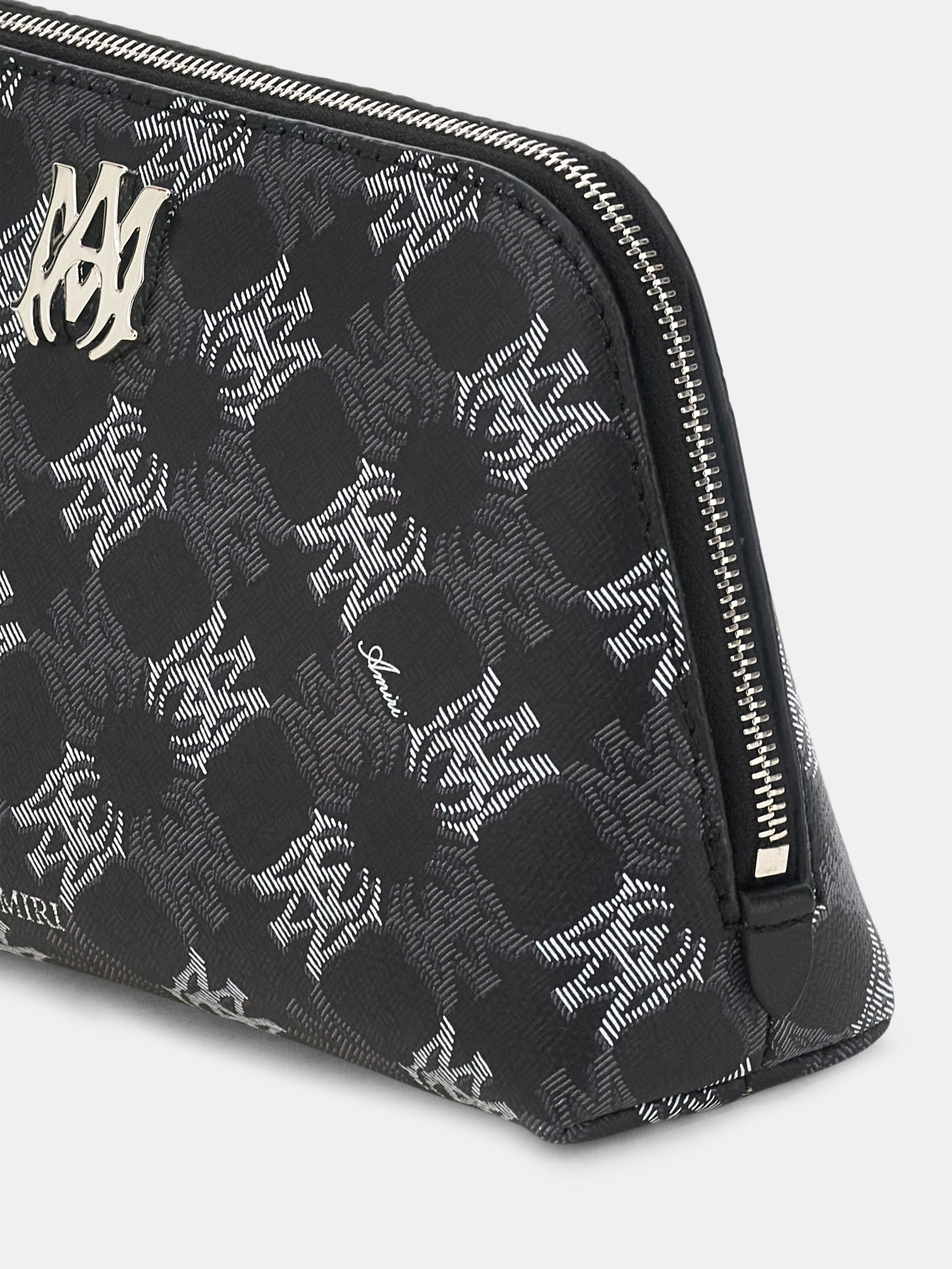 Ma Quad Canvas Micro Cosmetic Bag - Black | Amiri Online