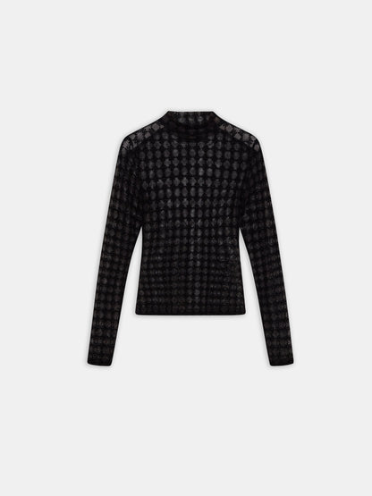Ma Quad Flocked Top - Black | Amiri Value