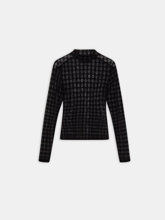 Ma Quad Flocked Top - Black | Amiri Value