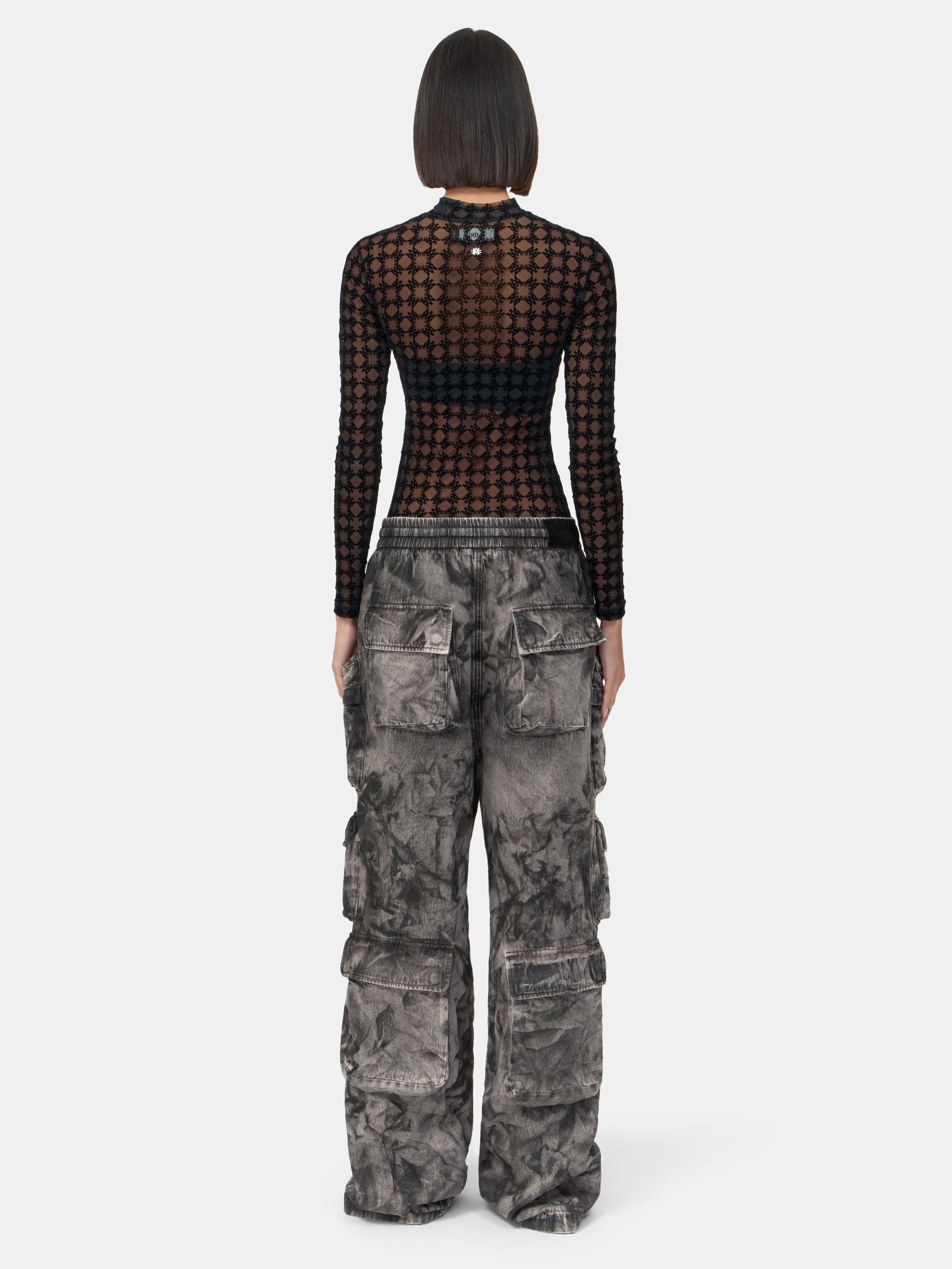 Ma Quad Flocked Top - Black | Amiri Value