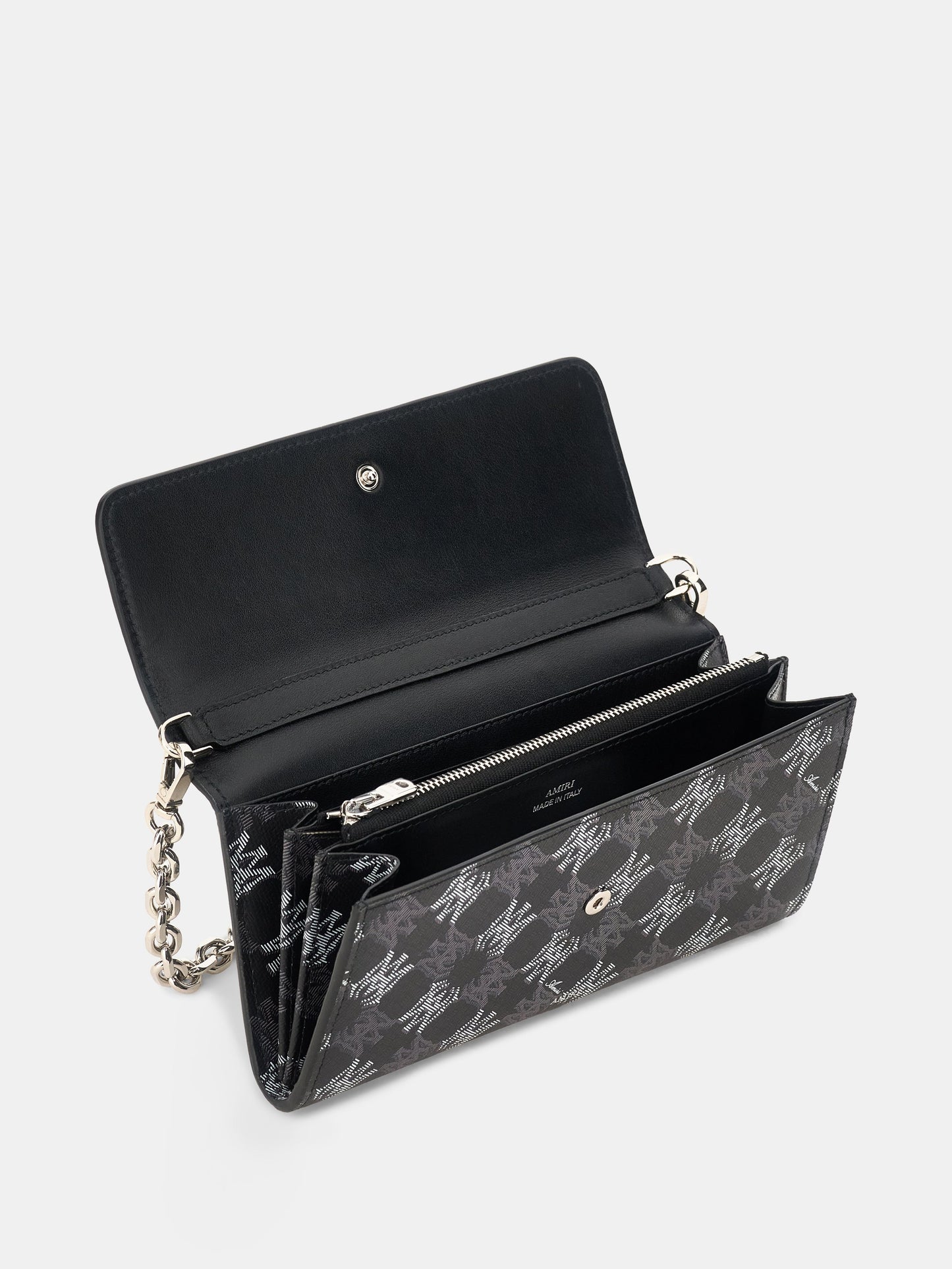 Ma Quad Canvas Wallet On Chain - Black | Amiri Sale