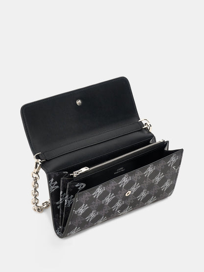 Ma Quad Canvas Wallet On Chain - Black | Amiri Sale