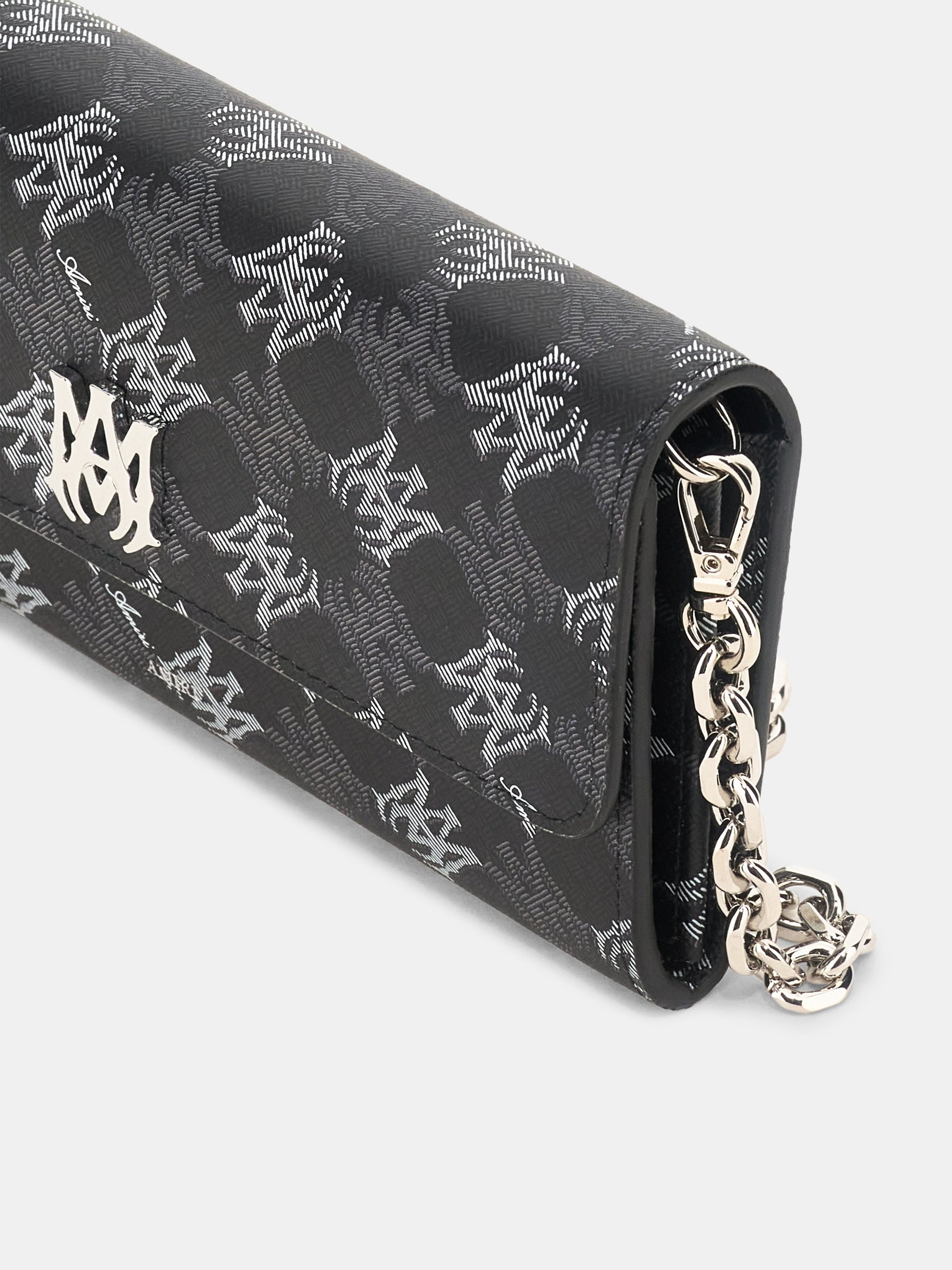 Ma Quad Canvas Wallet On Chain - Black | Amiri Sale