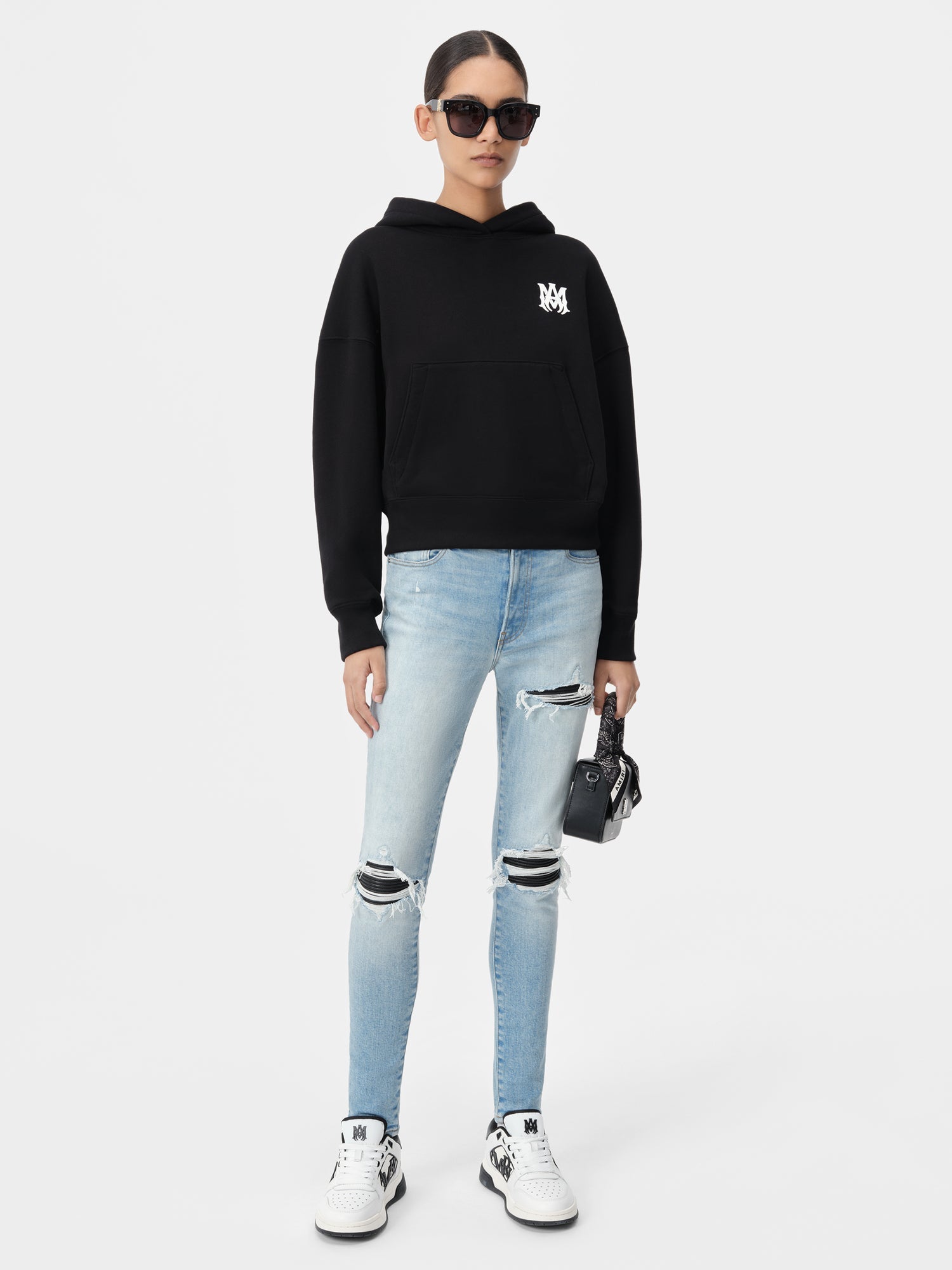 Ma Core Logo Hoodie - Black | Amiri Online