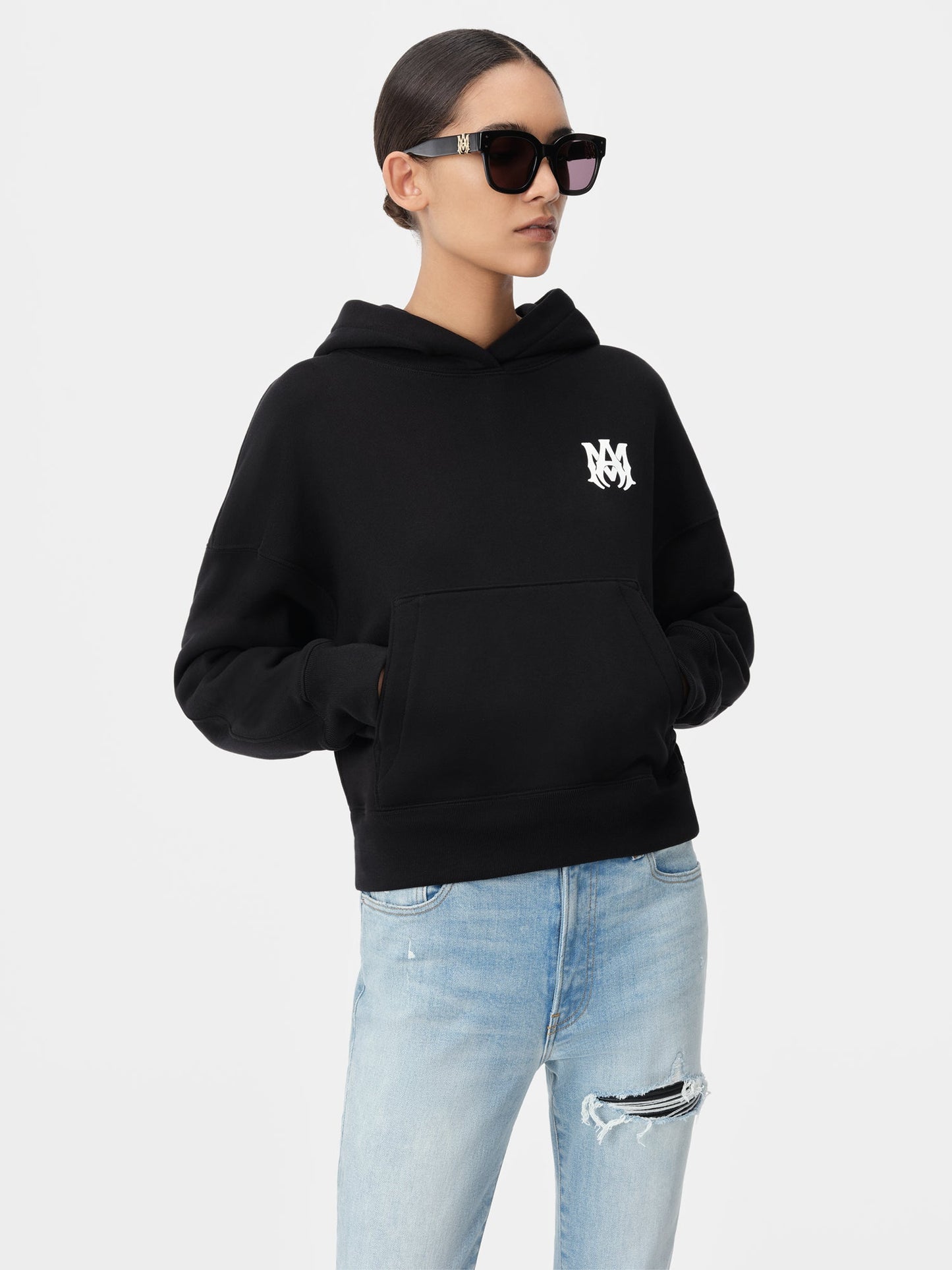 Ma Core Logo Hoodie - Black | Amiri Online