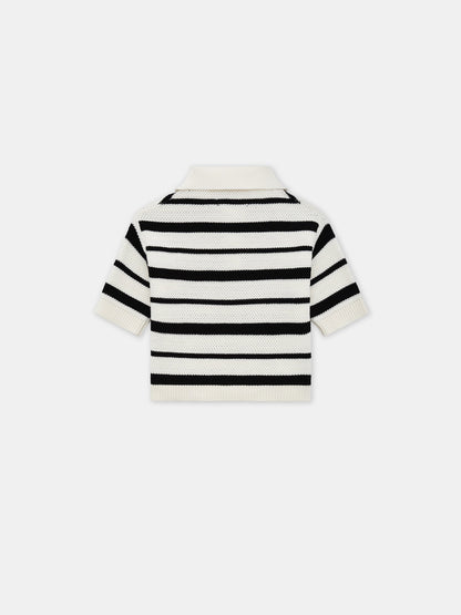 Ma Striped Polo - Black Alabaster | Amiri Featured