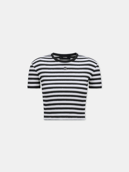 Ma Striped Tee - White | Amiri Special Offer