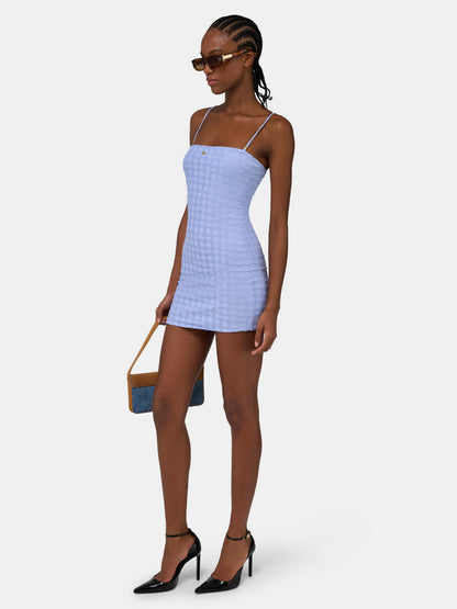 Ma Quad Toweling Dress - Skyline Blue | Amiri Online