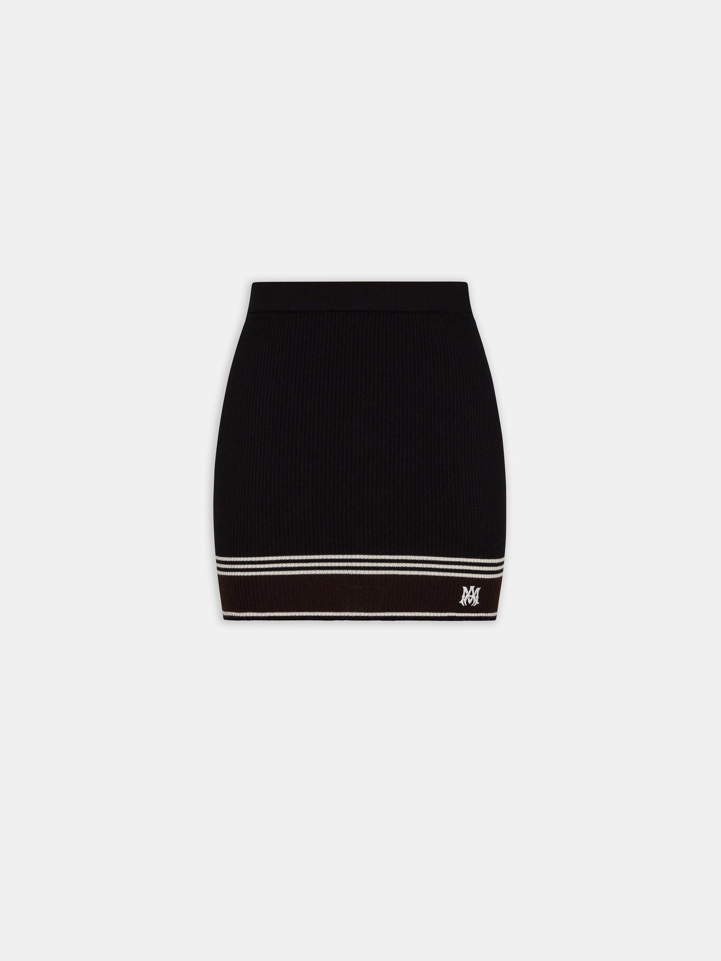 Ma Stripe Mini Skirt - Black | Amiri Budget Friendly