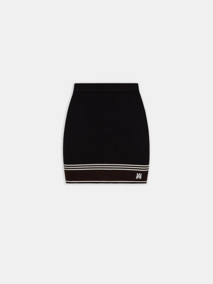 Ma Stripe Mini Skirt - Black | Amiri Budget Friendly