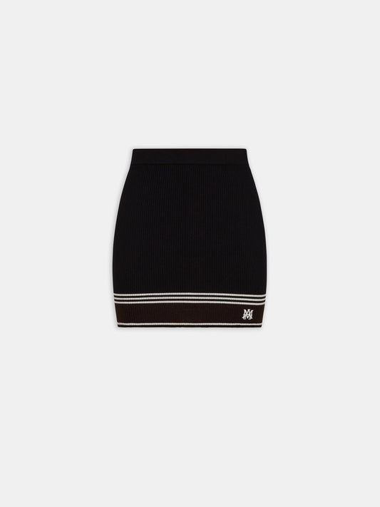 Ma Stripe Mini Skirt - Black | Amiri Budget Friendly