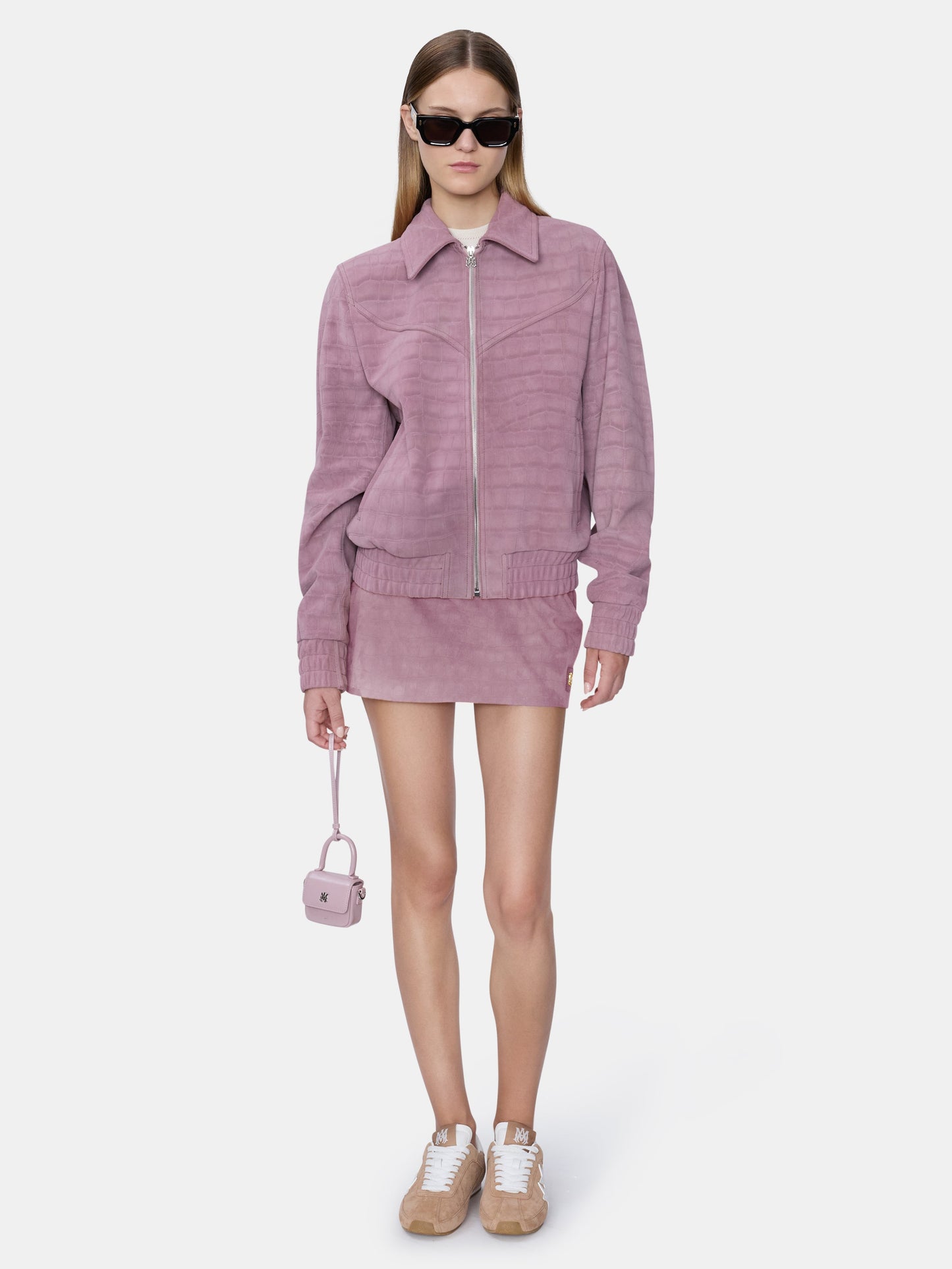 Croc Suede Western Jacket - Dusk | Amiri Featured